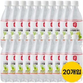 오늘좋은 스파클링워터 라임 500ml, 20개