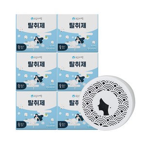 욕실의여왕 새집증후군 클린코튼향 실내 탈취제 본품, 230g, 6개