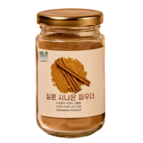 [네이스팜] 실론 시나몬 파우더 80g (스리랑카 최상위 Alba 등급 시나몬가루 계피가루), 1개