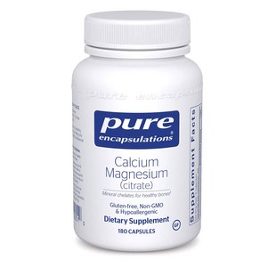 퓨어인캡슐레이션 칼슘 마그네슘 Calcium Magnesium (citate) 180, 1개, 180정