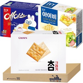 블루존 담백 과자세트 914g (참크래커280g+아이비309g+에이스360g)