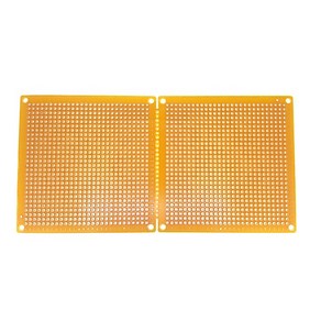 PCB 만능기판 페놀 단면기판 2.54mm 홀수 28x28 2장, 단품