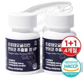 건강머금 프로테오글리칸 연어코 연골 추출물 프리테오글리칸, 36g, 2개