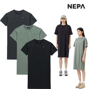 네파여성 여름 컴포 쉴드 냉감 우븐 스트레치 원피스 7K42862