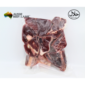 Halal Austalian Goat Meat Medium-cut Less-Fat Fozen 할랄 호주산 염소 고기 중간 컷 냉동, 1개, 1kg