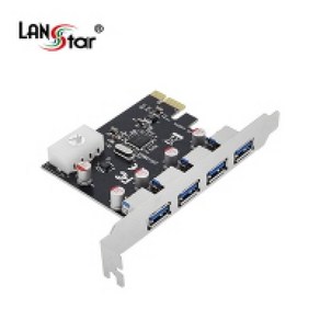 [LANSta] 랜스타 LS-EX304 (USB3.0카드/PCI-E/4pot), 1, 1개