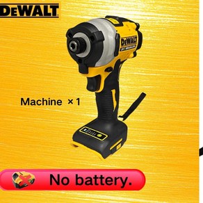 DEWALT 브러시리스 모터 무선 충전식 스크루 드라이버 전기 임팩트 드릴 전동 공구 DCF850 20V 205NM, 01 No battey_02 EU, 1개