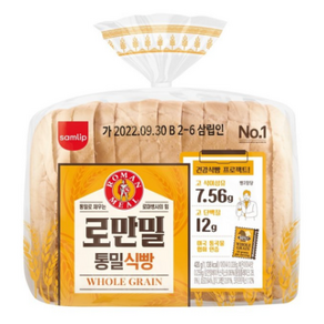 삼립 모람밀 통밀식빵 420g, 4개