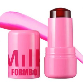 밀크 젤리 블러시 밀크 메이크업 젤리 틴트 블러시 밀크 쿨링 워터 젤리 틴트 0.18 Oz 워터 젤리 틴트 스틱, 01 One Size, 03 Red