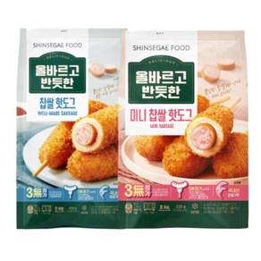 신세계 올반 핫도그 찹쌀 80g 5 + 미니 40g 8, 1개