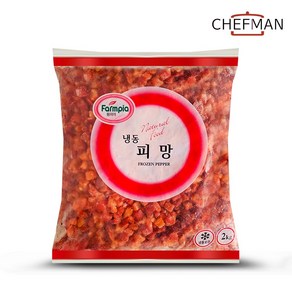 팜피아 냉동 홍피망 다이스 2kg