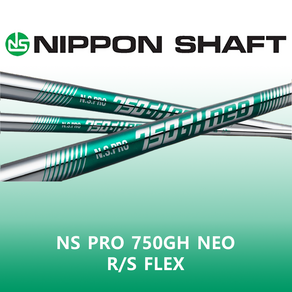 NS PRO 750GH NEO R/S FLEX 아이언 스틸 샤프트, 1개, S Flex