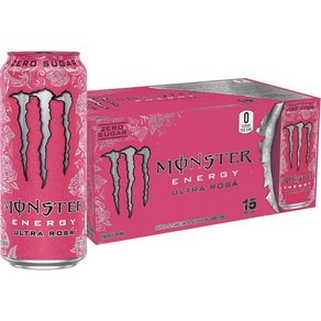 Monster Energy Ultra Rosa 473.2ml(16온스) (15개 팩)