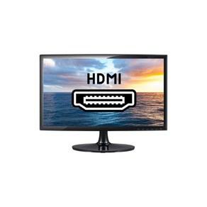 HDMI 20인치 소형 모니터 LED 사무용 랜덤