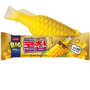 구수한 콘칩맛 그대로 빅!아이스콘칩 쮸쮸바 24개입, 24개, 170ml