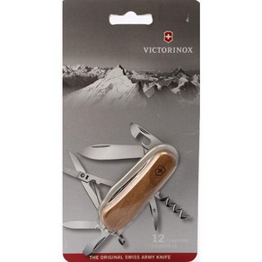 VICTORINOX 빅토리녹스 63238 [에볼루션 우드 14 BP] [아웃도어 캠핑 멀티툴], 단일, 1개