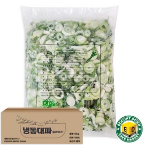 냉동 대파 슬라이스, 10개, 1kg