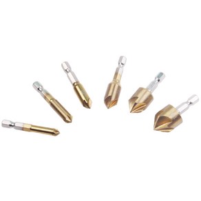 6종 카운터싱크 6~19mm 목공 공구 면취 사라 기리, 1개