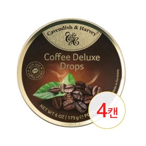 캐빈디쉬 하비캔디 커피맛, 4개, 175g