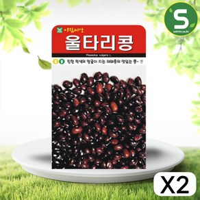 솔림텃밭몰 울타리콩씨앗 30g 울타리콩 재래종 콩씨 종자, 2개