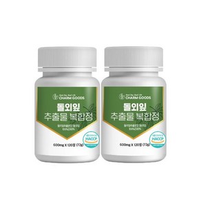 돌외잎 추출물 복합정 식약처 HACCP 인증 대용량 120정 2개 할인가