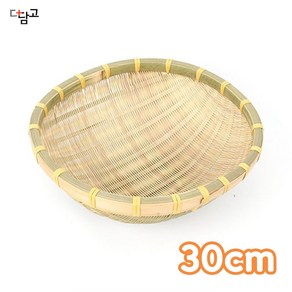 30cm 청대 청국장 겉대 소쿠리 ( 원형 채반 전통 옛날 시장 야채 채소 과일 청국장 바구니 광주리 민속 체험 소품 ), 1개