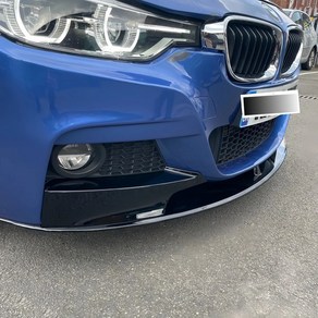 광택 MP 스타일 프론트 범퍼 립 스플리터 BMW 3시리즈 F30 F31 F35 12-19 M스포츠 바디키트용 카본 룩