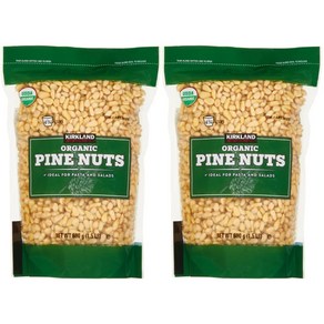 커클랜드 오가닉 잣 680G 2팩 KIRKLAND ORGANIC PINE NUTS, 2개