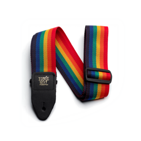 ERNIEBALL 어니볼 POLYPRO GUITAR STRAP 폴리프로 기타 스트랩, RAINBOW (P04044), 1개