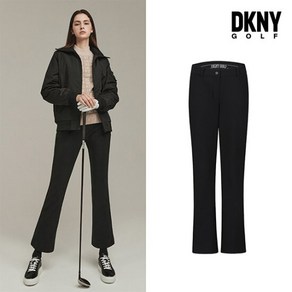 [디케이엔와이골프] [DKNY GOLF] 22FW 스트레치 부츠컷 여성 팬츠 블랙