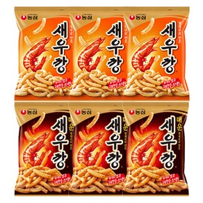 농심 새우깡 90g+매운새우깡 90g, 90g, 1세트