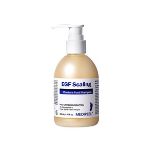 메디필 EGF 스케일링 모이스처 풋 샴푸 200ml 쿨링 및 발 각질 케어, 1개