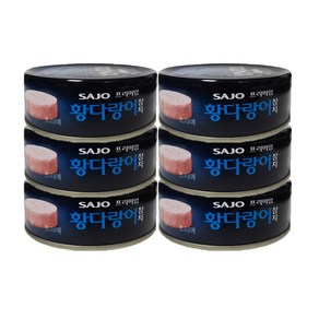 [사조대림] 프리미엄참치 100g x6개 /황다랑어/마라/트러플/알바코