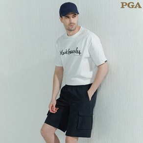 커터앤벅 PGA 남성 데일리 코어 스트레치 하프팬츠 NY 네이비