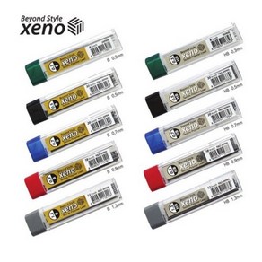 제노 xeno 샤프심 HB심 B심 0.30.50.70.91.3mm, 1, 9_HB0.9mm, 0.9mm