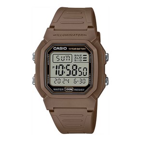 카시오 시계 W-800H-5A 남성용 손목시계 레진밴드 군인시계 입대선물 CASIO 정품