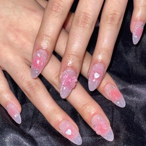 떨샵 자석젤 인조손톱 금붕어 y2k 키치 네일팁 셀프젤네일, 2개, NAIL-N782