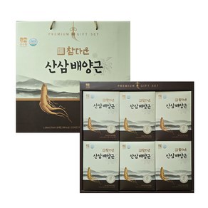 산수원 52 참다운 산삼배양근 70ml x 30포 선물세트, 30개