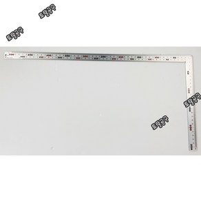 일본정품 신와 직각자 S-10405 (50cmx25cm) 사시가네 토탈공구 신와 10405 토탈공구, 1개