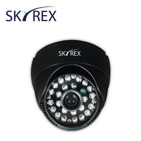 [스카이렉스] 국산 SKY-240DIR 아나로그 2M 돔 카메라, 검정색, 2.8mm