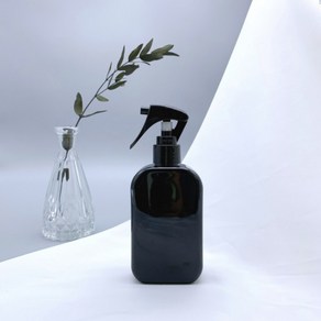 200ml 스프레이용기 블랙 건타입 향수 공병 안개분사 휴대용 갈색 사각 룸스프레이 용기, 2.블랙 플랫사각 (납작), 1개