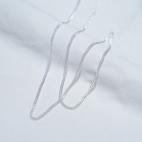 실버웍스 2미리 베이직 실버 체인 목걸이 은목걸이 2mm Basic Chain Silve Necklace