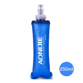 AONIJIE SD09 250ml 소프트 플라스크 접이식 물병 TPU 프리 러닝 하이드레이션 팩 허리 가방 조끼, 250ml SoftFlask