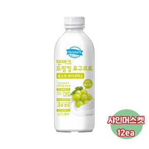 덴마크 드링킹요구르트 샤인머스캣750mL 12개/대용량/냉장무배, 750ml, 12개