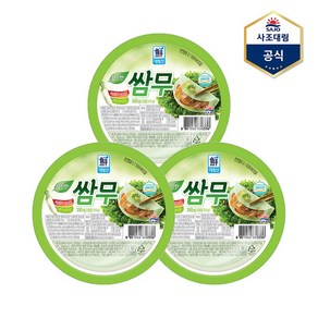 [사조대림] 쌈무와사비맛 350g X 3개