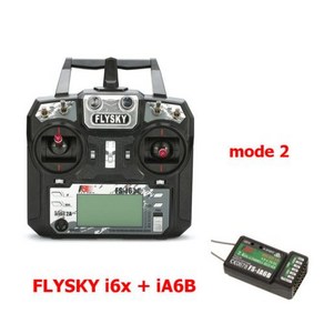 드론용 헬리콥터 비행기 IA6B 10CH I6X IA10B IA6 X6B 2A FPV 송신기 RC A8S FSI6X AFHDS 24G 무선 FLYSKY 수신기, 2) Mode2 with IA6B, 1개