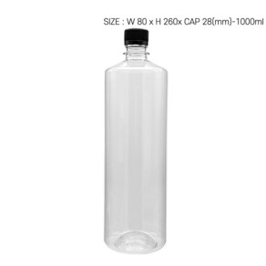 PET-일자페트 1000ml 밀폐용기