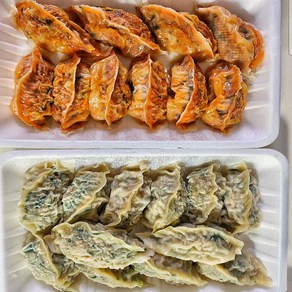 [우아한만두] 수제만두 김치 고기 매운만두 3종세트, 3개