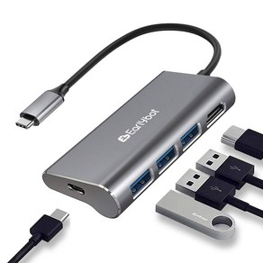 얼리봇 SGUC-T01 C타입 USB 3.1 멀티 허브, USB C 타입 허브 {SGUCT01}, 1개, USB 허브 {SGUCT01}