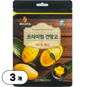 애플트리 프리미엄 건망고, 3개, 100g